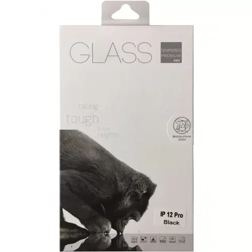 6.1-inch iPhone 12/iPhone 12 Pro Tempered Glass Matte and Anti-Blue Black